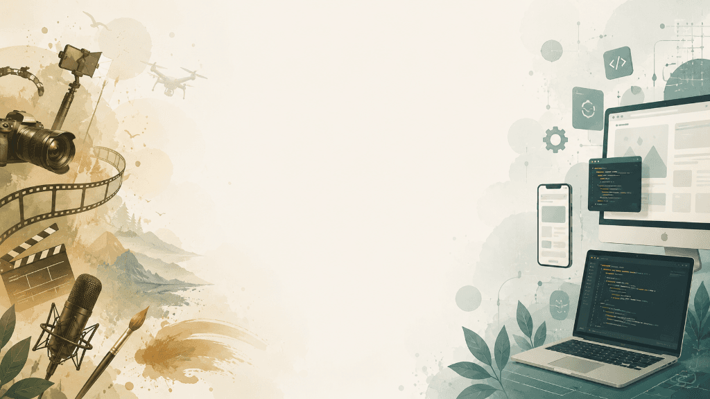 Explorush - One Brand, Two Core Pillars background